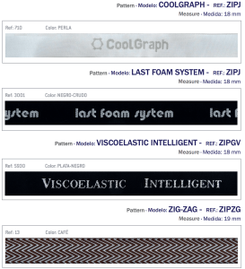 Cintas Jaquard coolgraph y last foram system