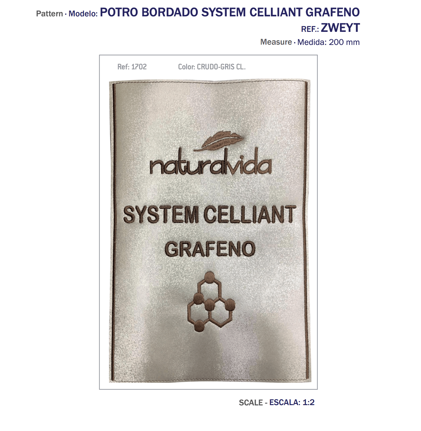 Ejemplo de Etiquetas Naturalvida System Celliant